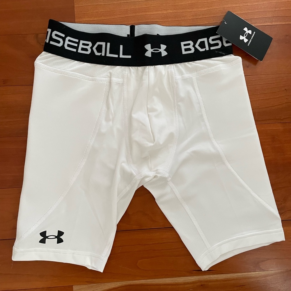 Youth Under Armour Sliding Shorts **NEW**